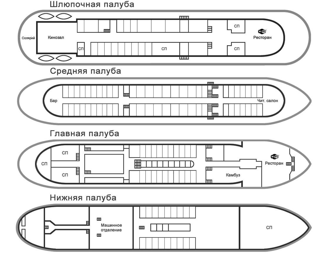 План теплохода иван кулибин